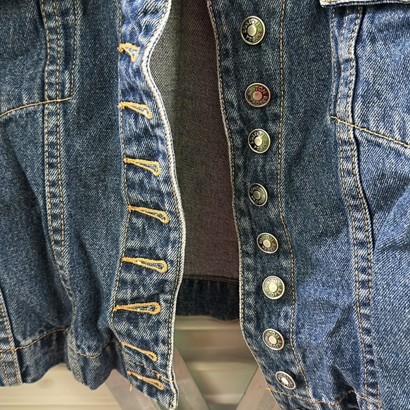 Boston proper women’s Denim Jean jacket size 10 - Picture 2 of 7
